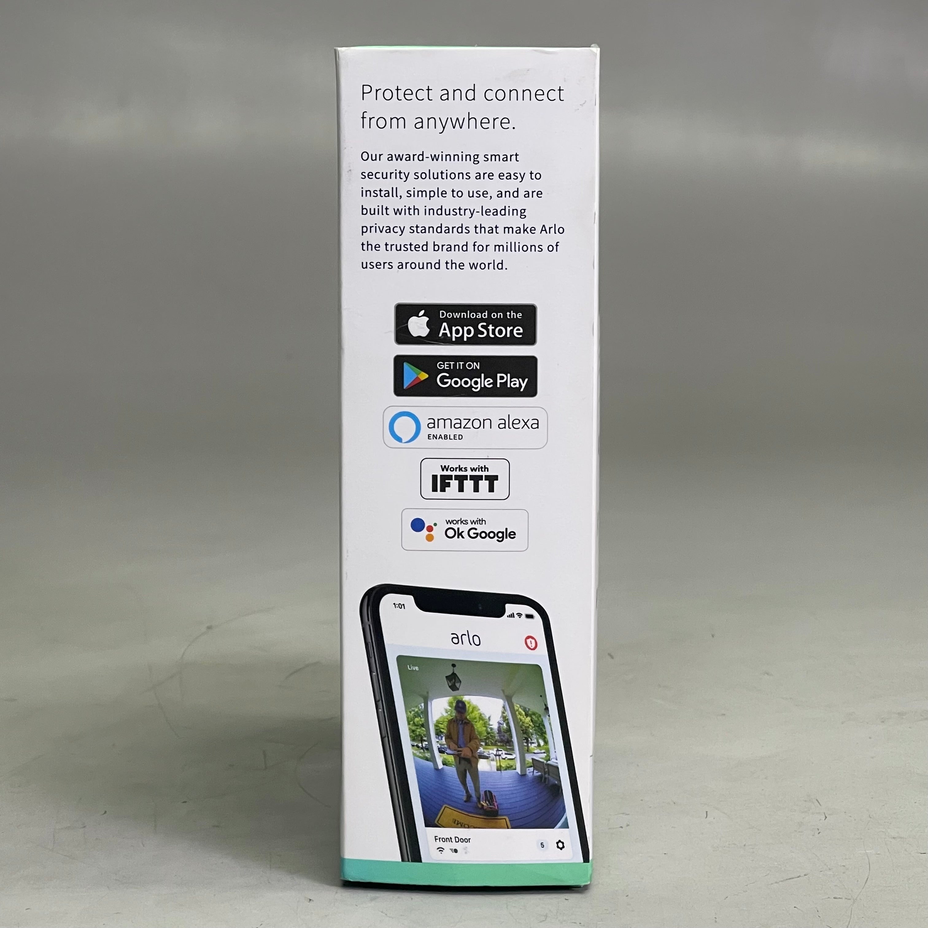 ARLO Wired Video Doorbell w/ Night Vision 180° FOV White AVD1001W-100NAS (Pre-Owned)